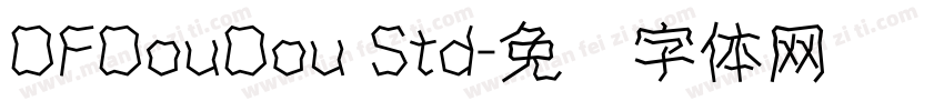 DFDouDou Std字体转换